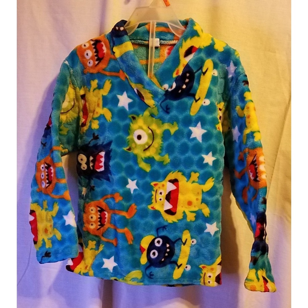 Sion Pullover Fleece‎ Monster PJ Top Size 4